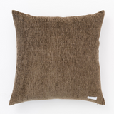 Tobias Chenille Houndstooth Pillow - Olive - 2 Sizes