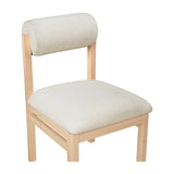 Roundhill Linen Textured Dining Chair - Set of 2