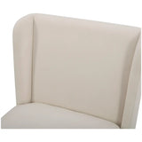 Cormac Rolling Dining Chair - Cream