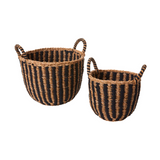 Bilson Striped Baskets - Set of 2