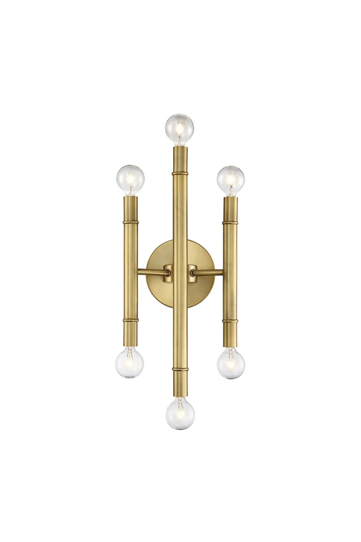 Luci Wall Sconce - Natural Brass