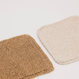 Doree Jute + Organic Cotton Scrubbers - Set of 2