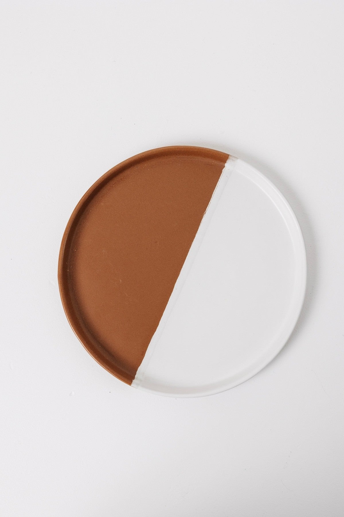 Waylon Dinner Plate - Brown/White - Set of 6
