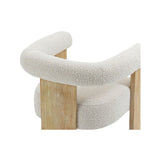 Barrel Boucle Dining Chair - 2 Colors