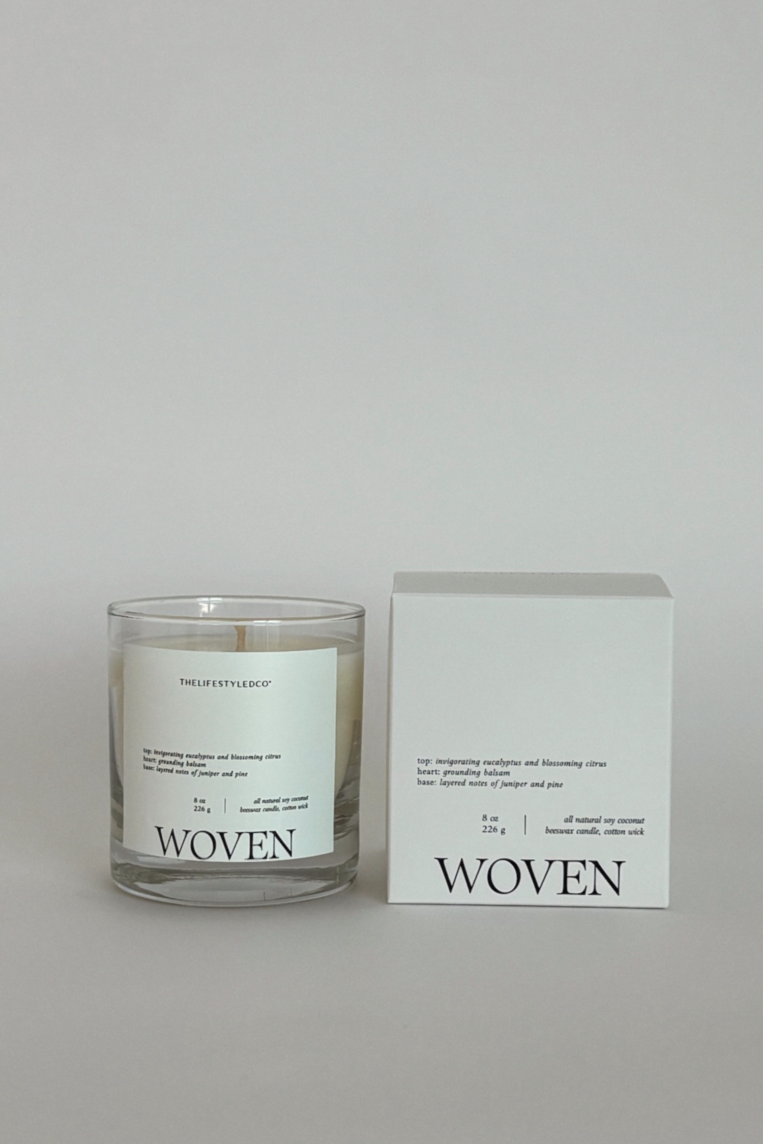 Woven Candle - 8 oz