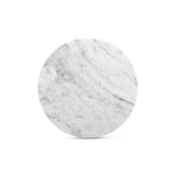 Evelyn Accent Table - Ashen Gray Matrix Marble