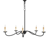 Saxon Chandelier - Black - 2 Sizes