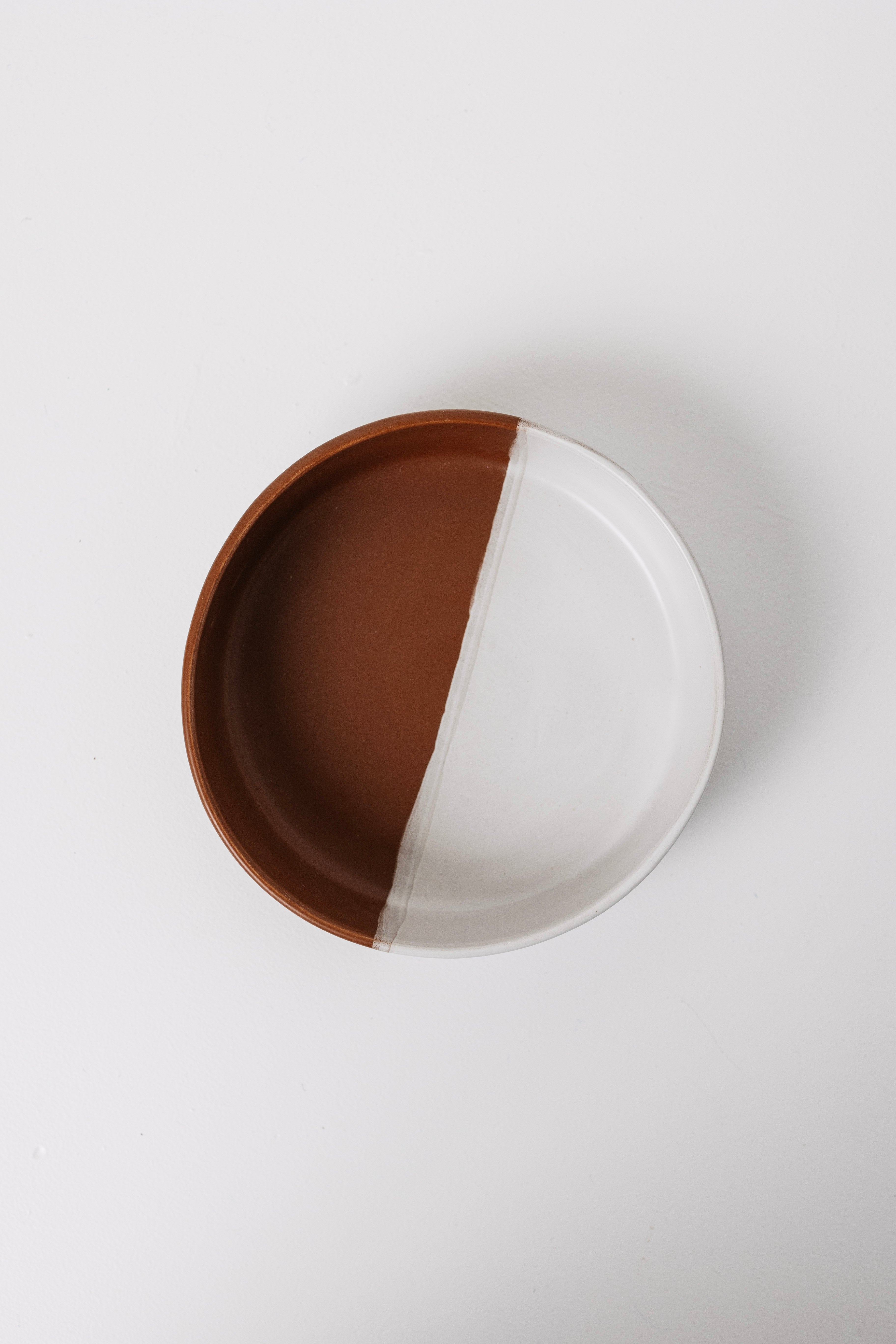 Waylon Stoneware Bowl - Brown/White - Set of 6