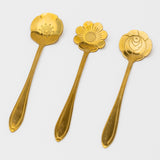 Petunia Flower Spoons - Set of 3