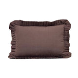 Ruffle Lumbar Pillow Cover - 14"x20"