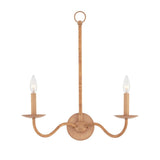 Saxon Double-Light Wall Sconce - 2 Finishes
