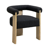 Barrel Boucle Dining Chair - 2 Colors