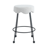 Fleur Boucle Counter Stool - 3 Colors