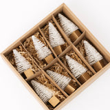 Good Tidings Trees - Box of 8 - White