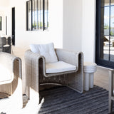 Tucson Woven Outdoor Chair - Vintage White