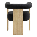 Barrel Boucle Dining Chair - 2 Colors