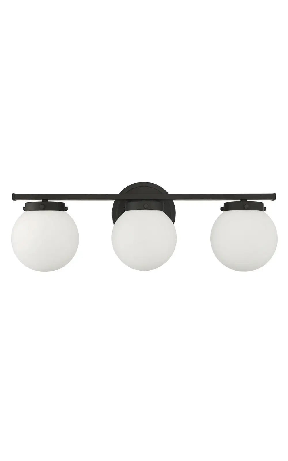 Meridian 3-Light Bathroom Vanity - Matte Black