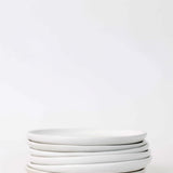 Drift Appetizer Plate - Matte White - Set of 6