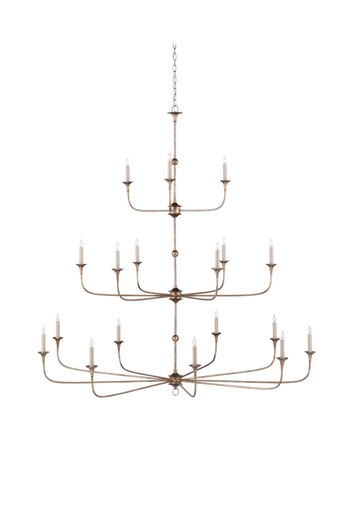 Nottaway Bronze Tiered Chandelier