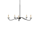 Saxon Chandelier - Black - 2 Sizes
