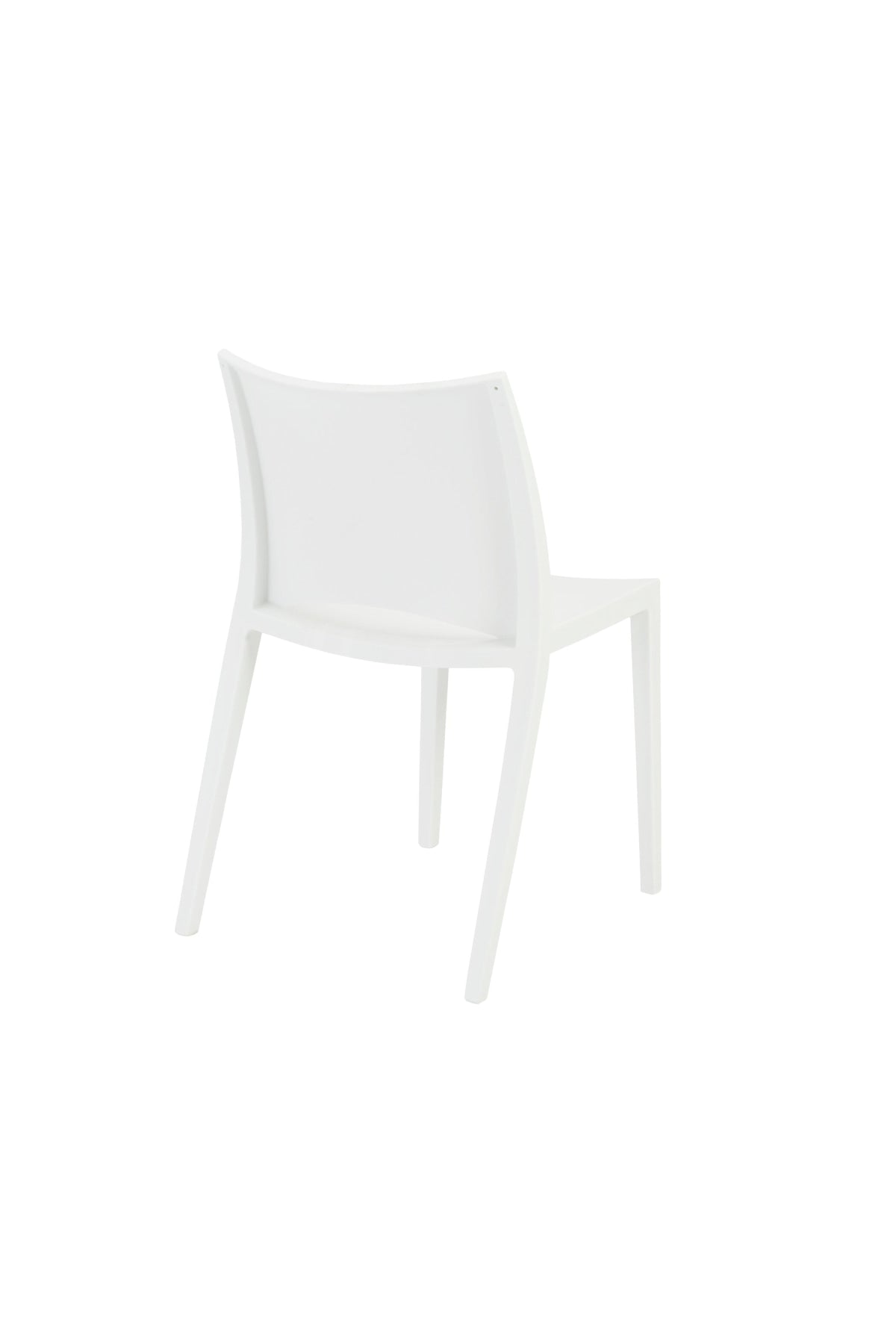 Boman Stacking Chair in White - Set of 2
