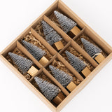 Good Tidings Trees - Box of 8 - Silver