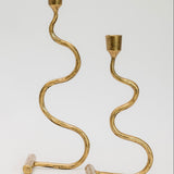 Haley Taper Holder - Gold - 2 Sizes