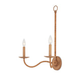 Saxon Double-Light Wall Sconce - 2 Finishes
