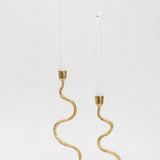 Haley Taper Holder - Gold - 2 Sizes