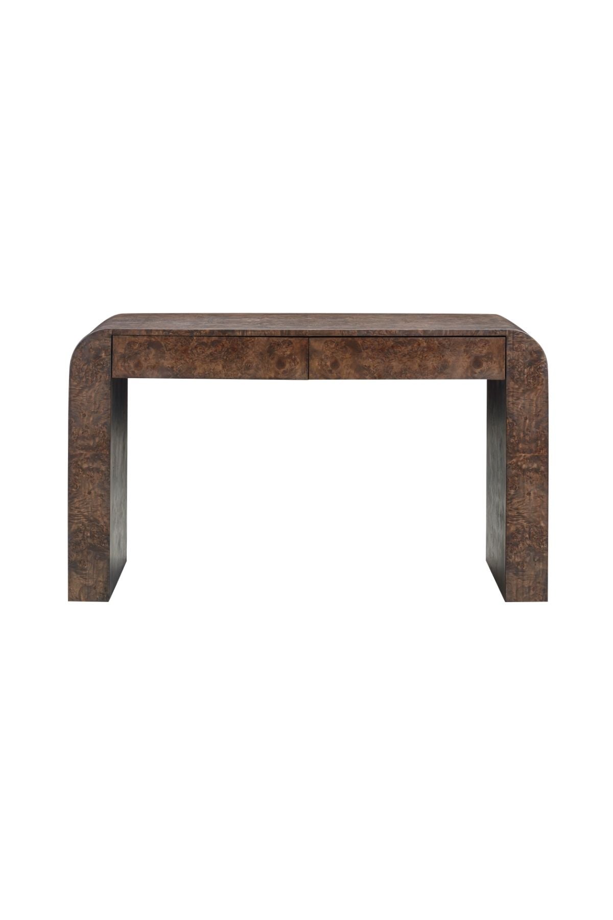 Harbert Console Table - Chocolate Burl