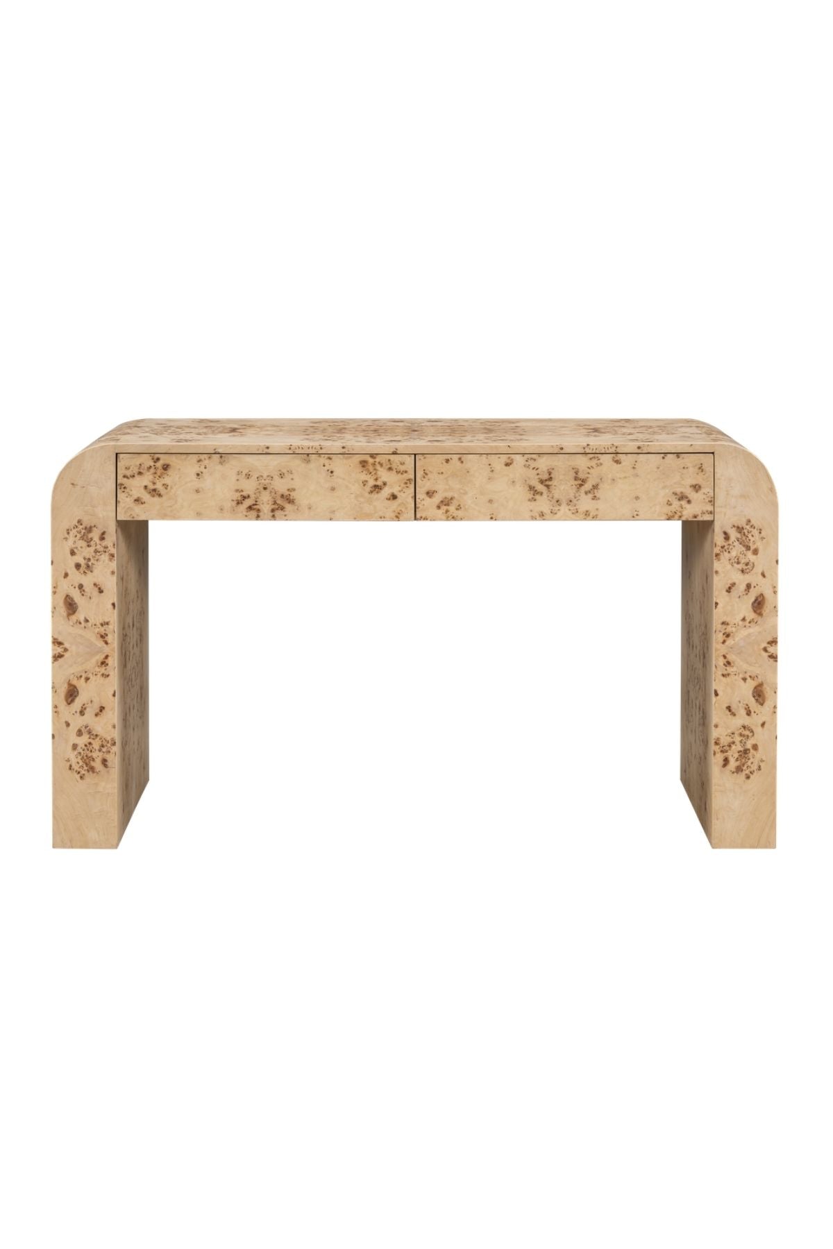 Harbert Console Table - Toasted Burl