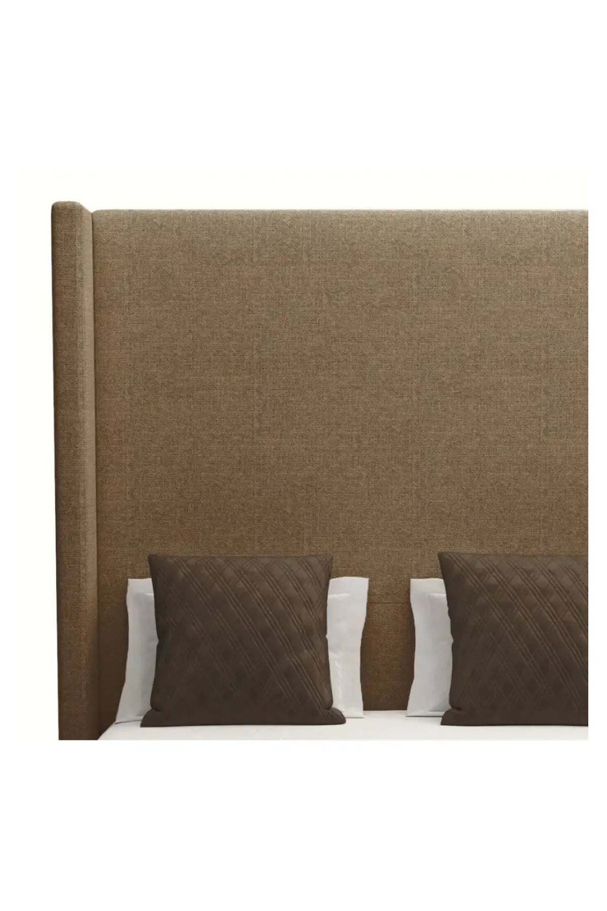 Aylet 87" Upholstered Bed - Performance Brown