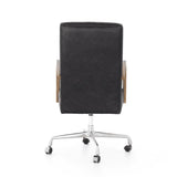 Bryson Channeled Desk Chair - Smoke