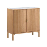 Olive Reeded Cabinet