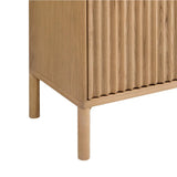 Olive Reeded Cabinet