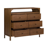 Cali 6-Drawer Oak Dresser