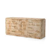 Wesley 6-Drawer Burl Dresser - 2 Finishes
