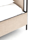 Leigh Upholstered Bed - Ecru