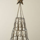 Metal Christmas Tree Card Holder