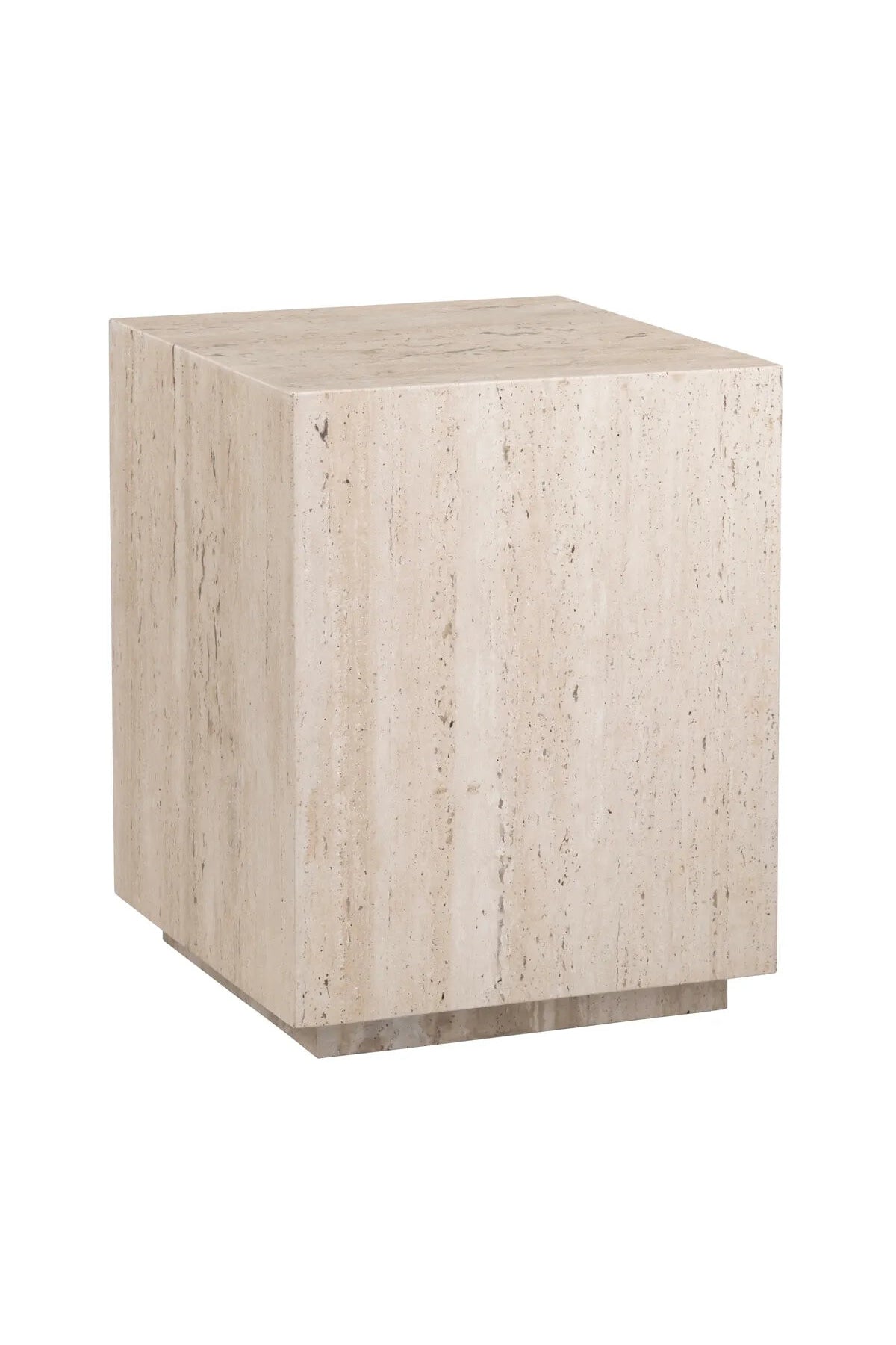 Donovan Travertine End Table