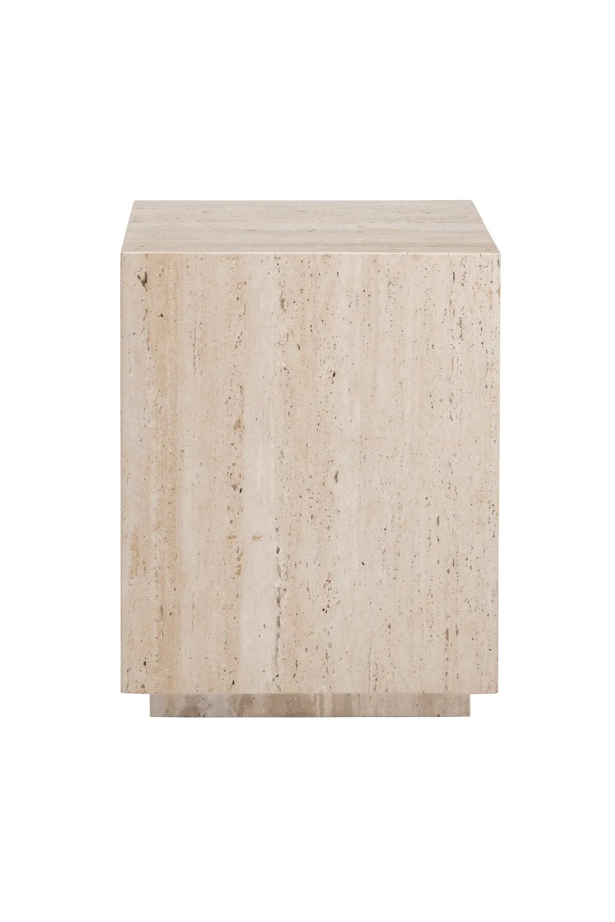 Donovan Travertine End Table