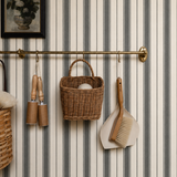 Eliott Linen Stripe Wallpaper