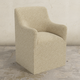 Priya Dining Armchair with Casters