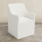 Priya Dining Armchair with Casters