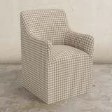Priya Dining Armchair with Casters