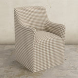 Priya Dining Armchair with Casters