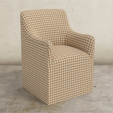Priya Dining Armchair with Casters