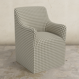 Priya Dining Armchair with Casters