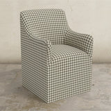 Priya Dining Armchair with Casters