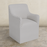 Priya Dining Armchair with Casters